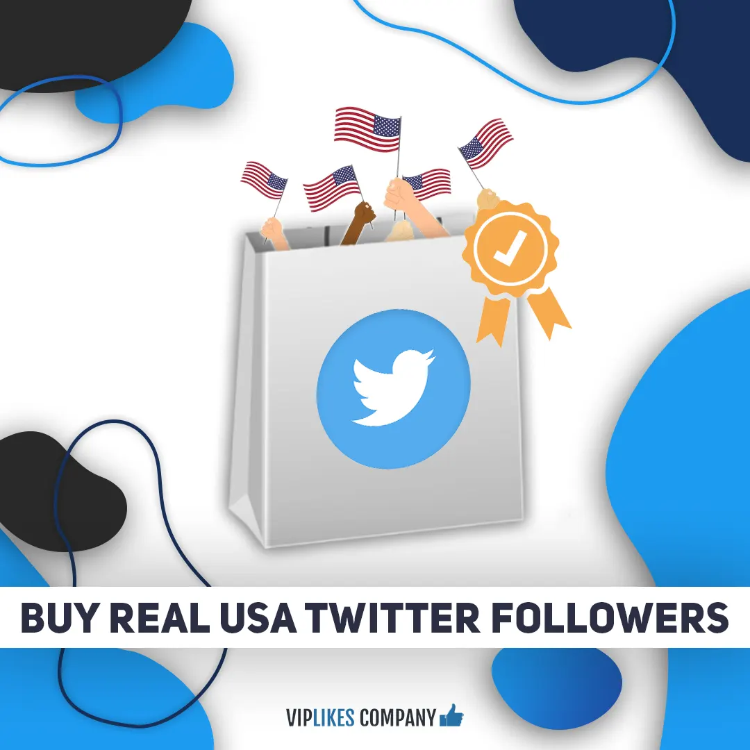 Buy real USA Twitter followers-Viplikes